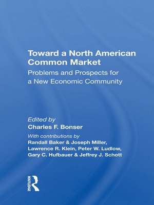 cover image of Toward a North American Common Market